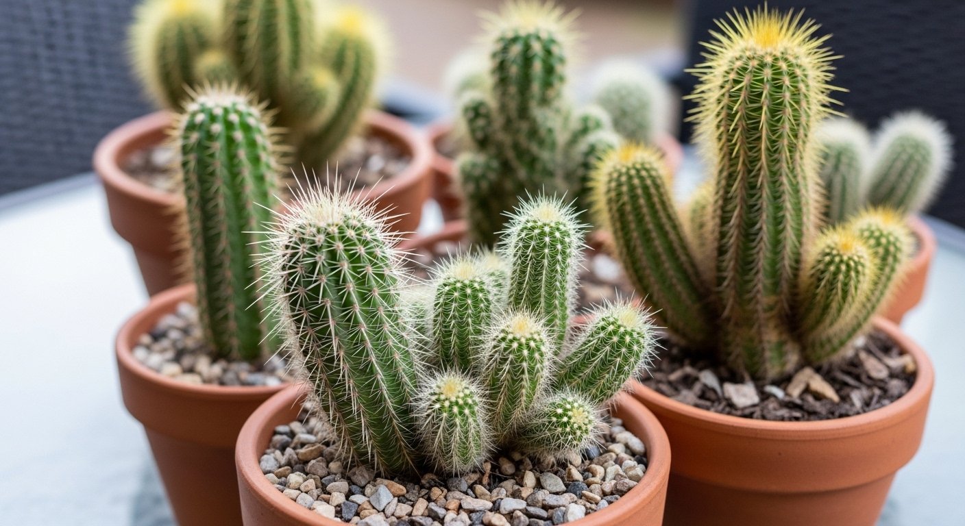 17 Creative Cactus Garden Design in Pots