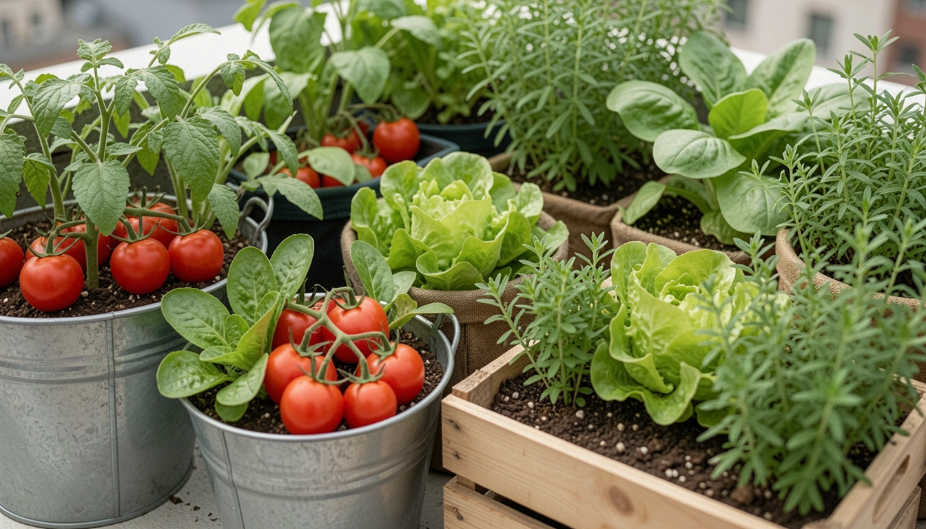 21 Fresh Rooftop Vegetables Garden Ideas