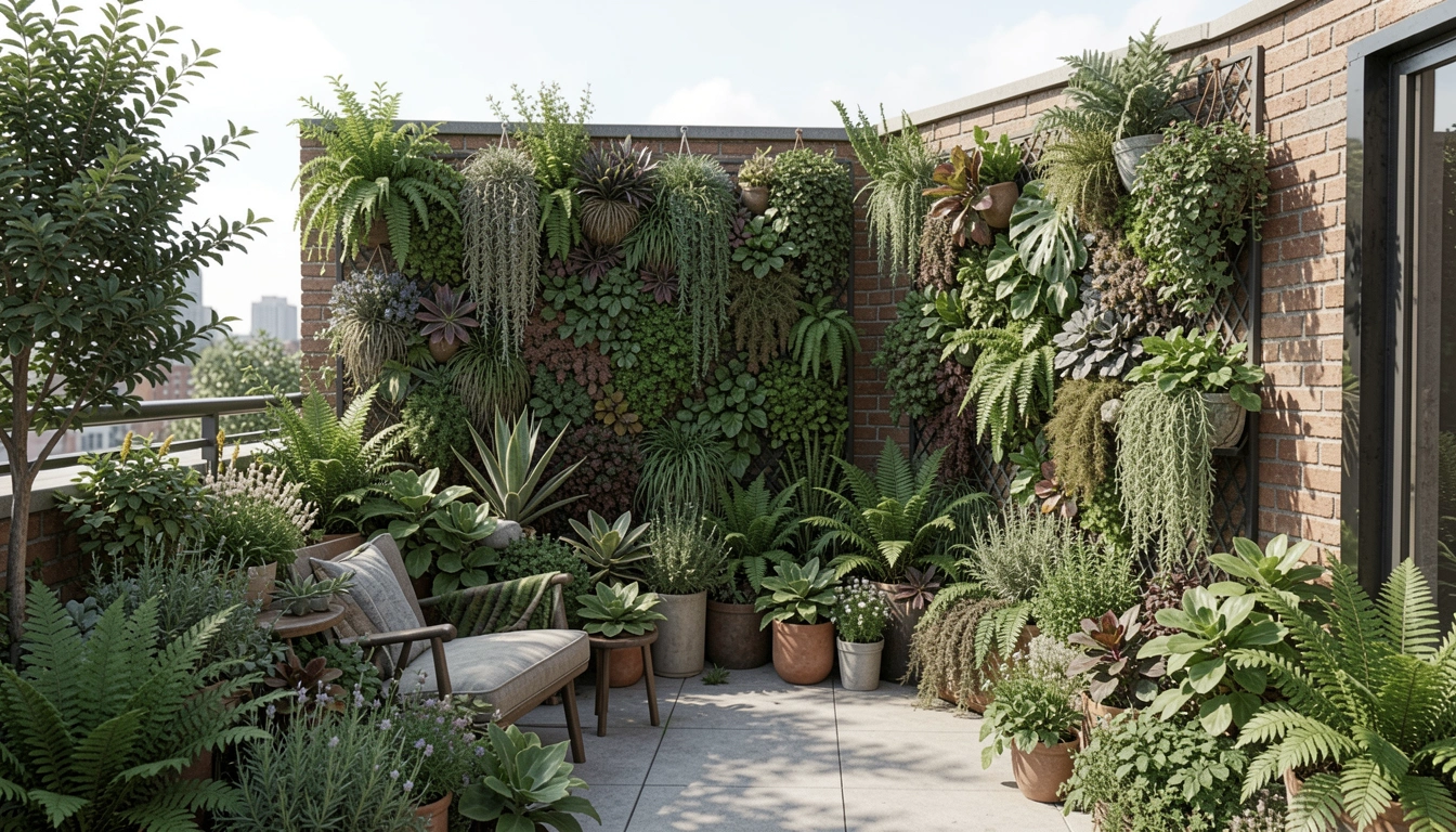 How to Decorate Wall of a Rooftop Garden
