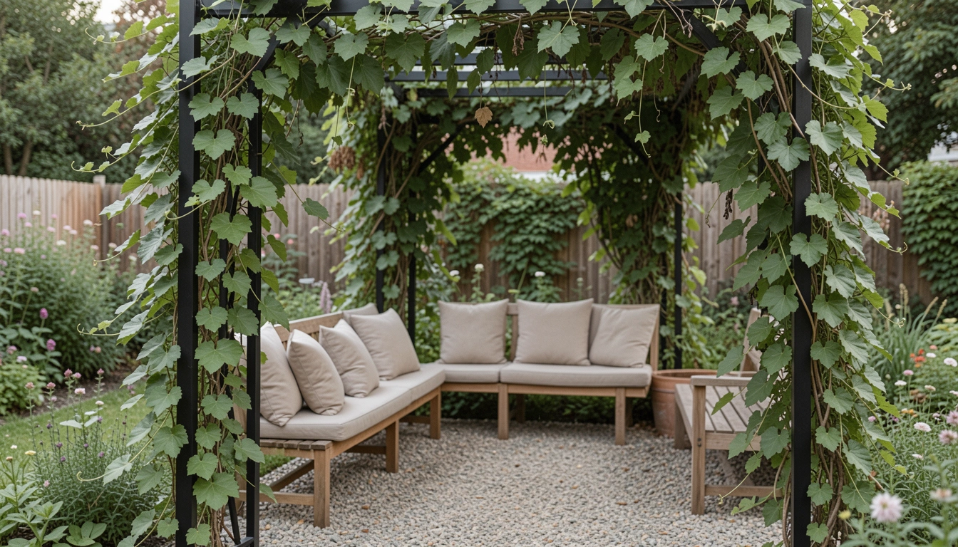 13 Modern Garden Aluminium Pergola Ideas