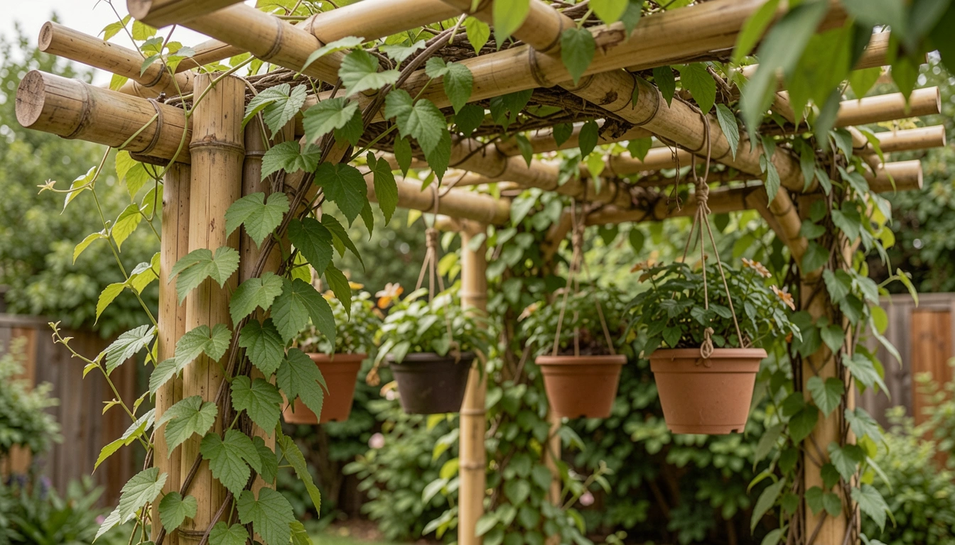 10 Bamboo Garden Pergola Ideas for Natural Style
