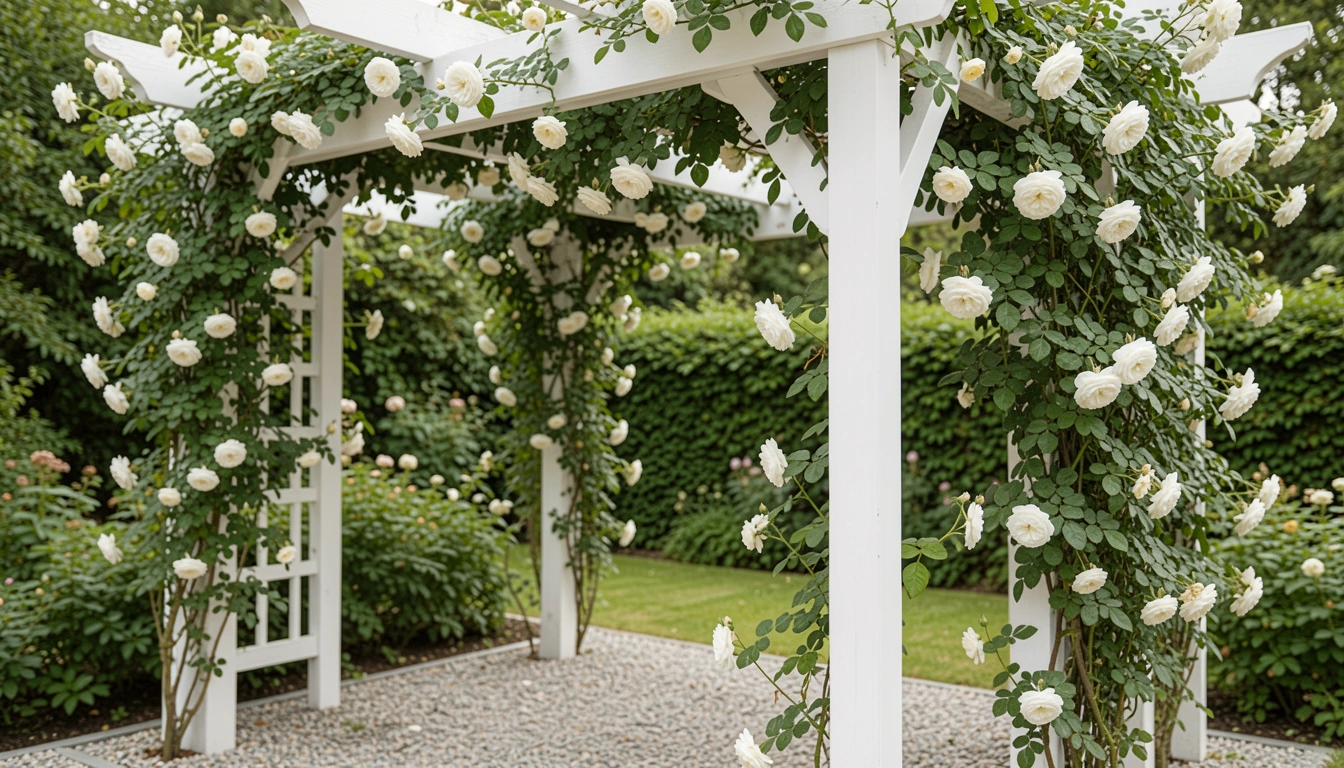 21 White Garden Pergola Ideas for Timeless Beauty