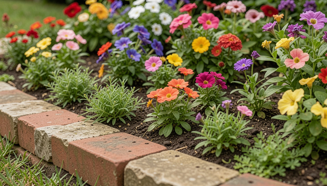 13 Beautiful Flower Bed Edging Ideas