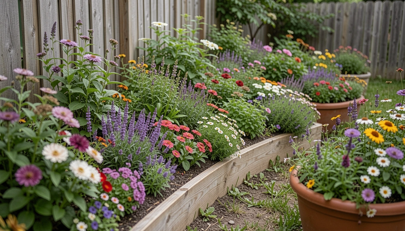 21 Backyard Flower Garden Design Inspirations